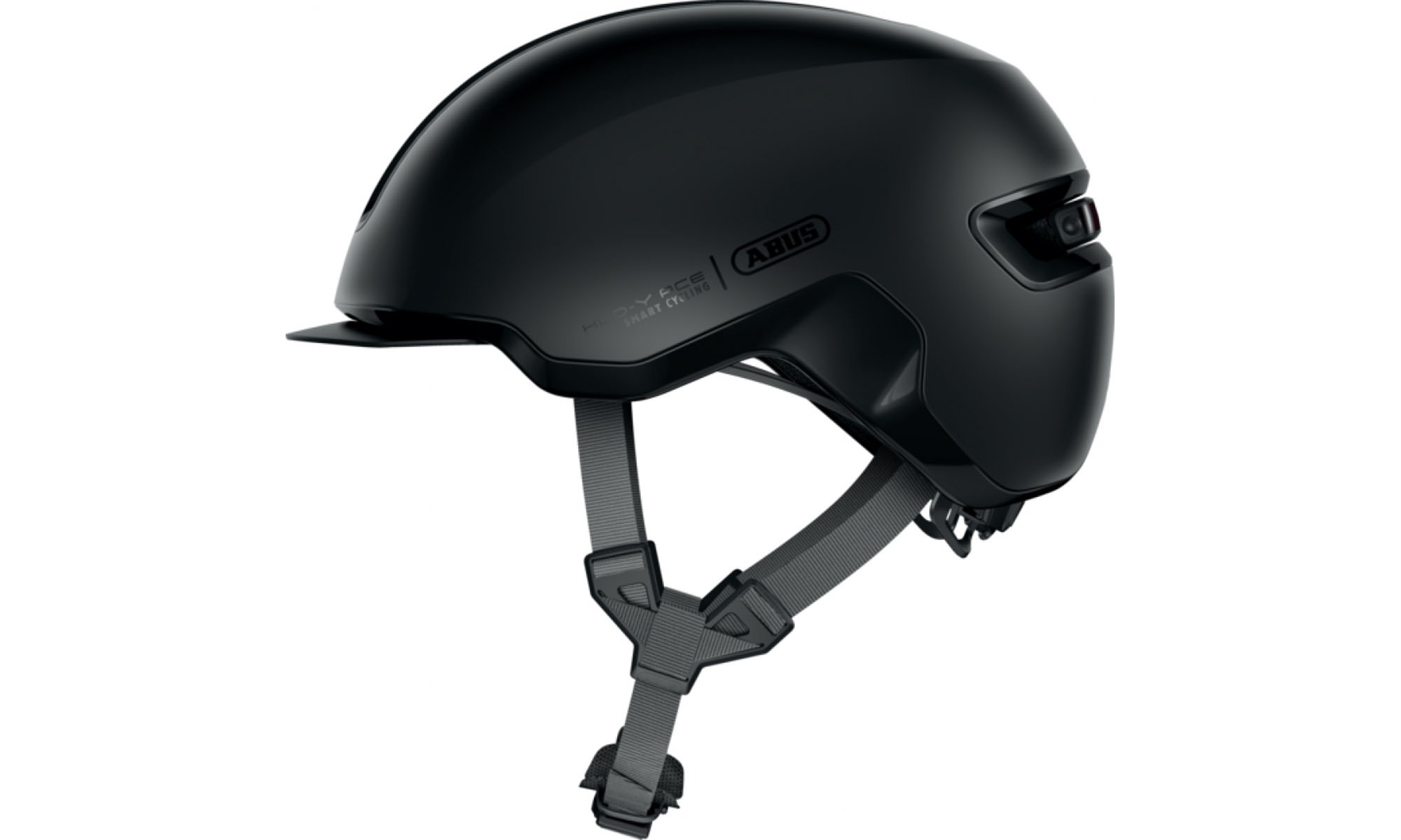 Велошлем ABUS HUD-Y ACE Velvet Black, розмір L (57-61 см), чорний 6 Велошлем ABUS HUD-Y ACE Velvet Black, розмір L (57-61 см), чорний 6