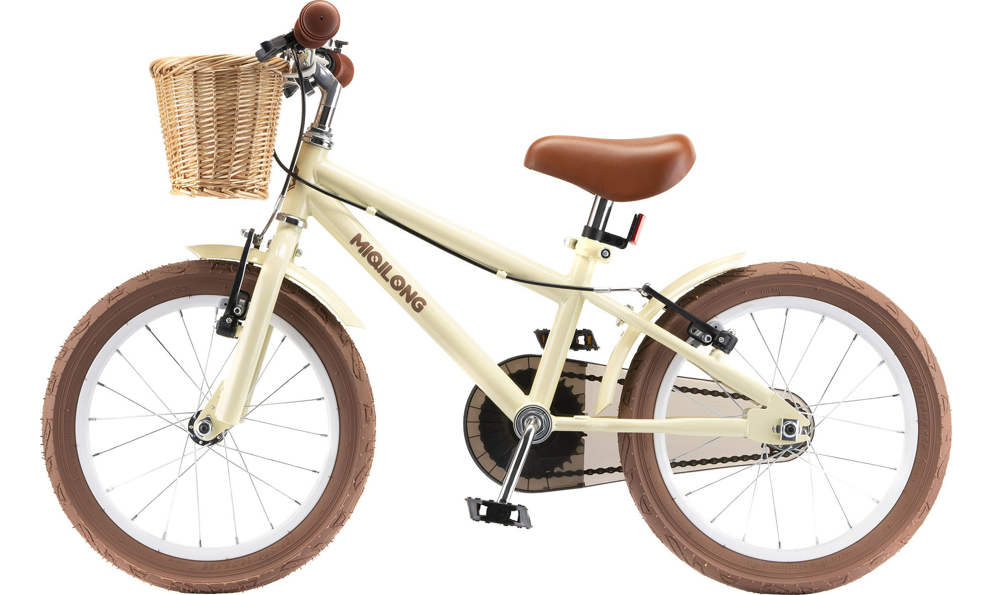 Детский велосипед Miqilong RM 16" One size, 2025, бежевый 7