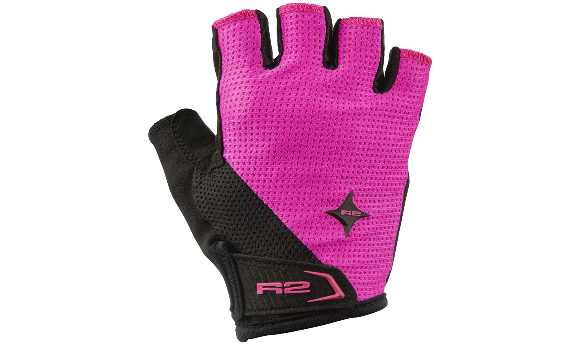 Перчатки R2 Ribbon 2.0 цвет черный, розовый, размер L Перчатки R2 Ribbon 2.0 цвет черный, розовый, размер L