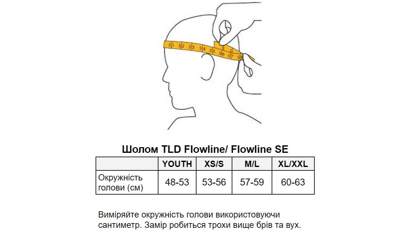 Вело шлем TLD Flowline SE размер M/L (57-59 см) Radian Charcoal/Red 2
