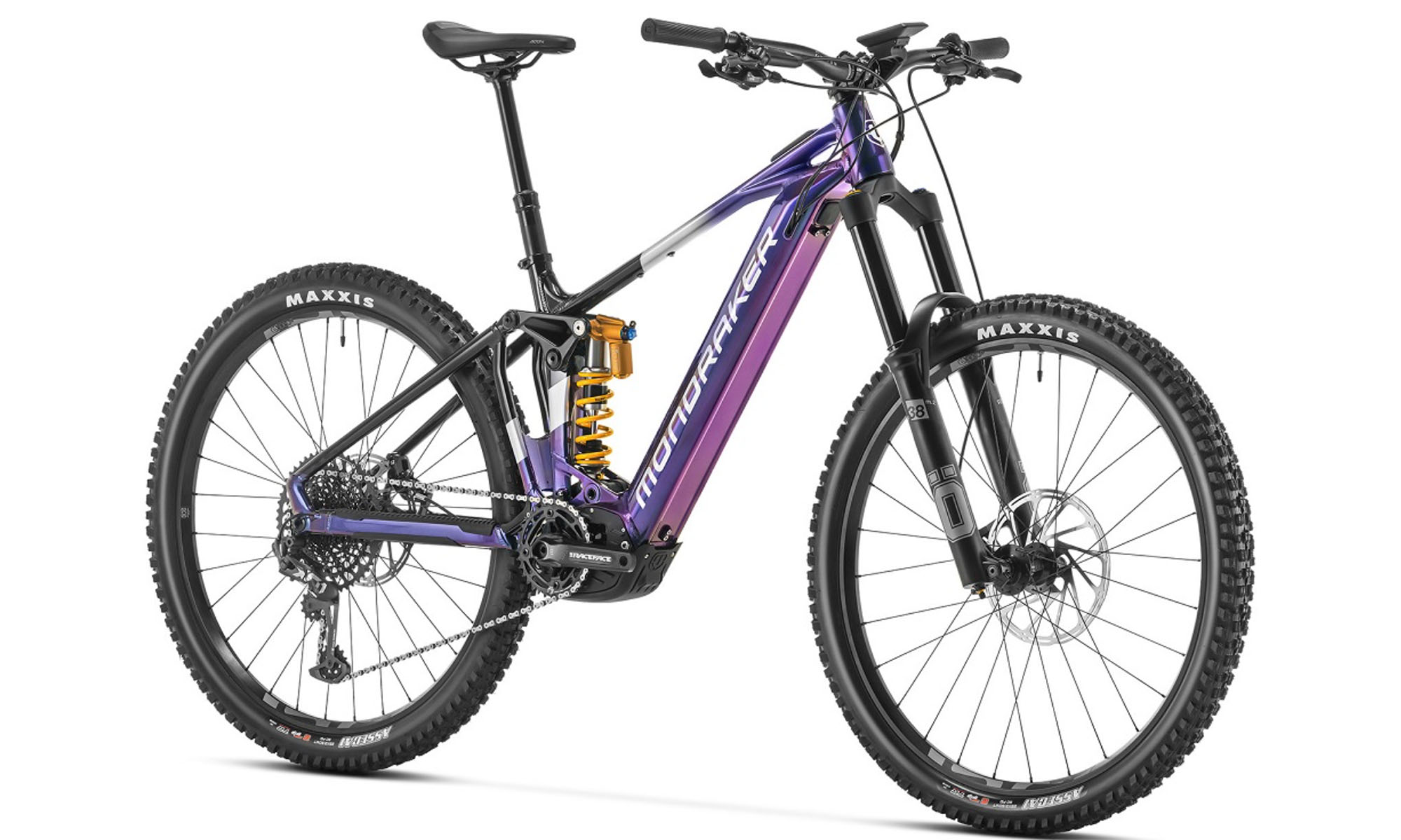 Mondraker Level XR 29 "180 мм, 750Wh Bosch Performance CX Smart, розмір M, 2024, чорний та фіолетовий 2