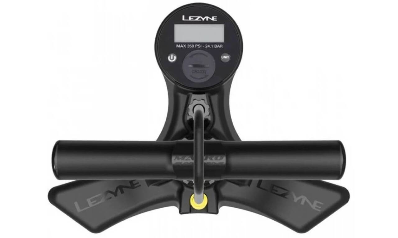 Напольный насос Lezyne Gravel Digital Drive Pro, максимальное давление 100 psi, серебристый 3
