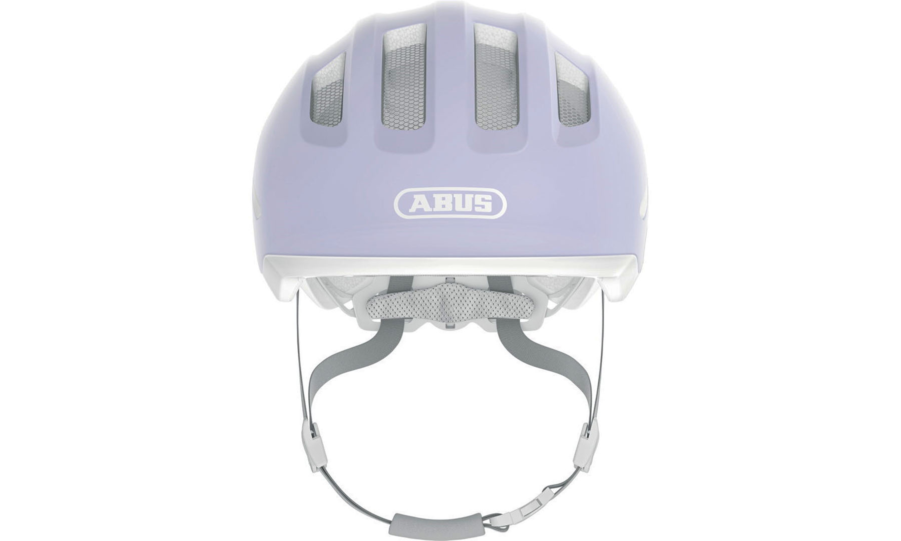 Велошолом дитячий ABUS SMILEY 3.0 ACE LED pure lavender, розмір M (50-55 см), бузковий 3 Велошолом дитячий ABUS SMILEY 3.0 ACE LED pure lavender, розмір M (50-55 см), бузковий 3