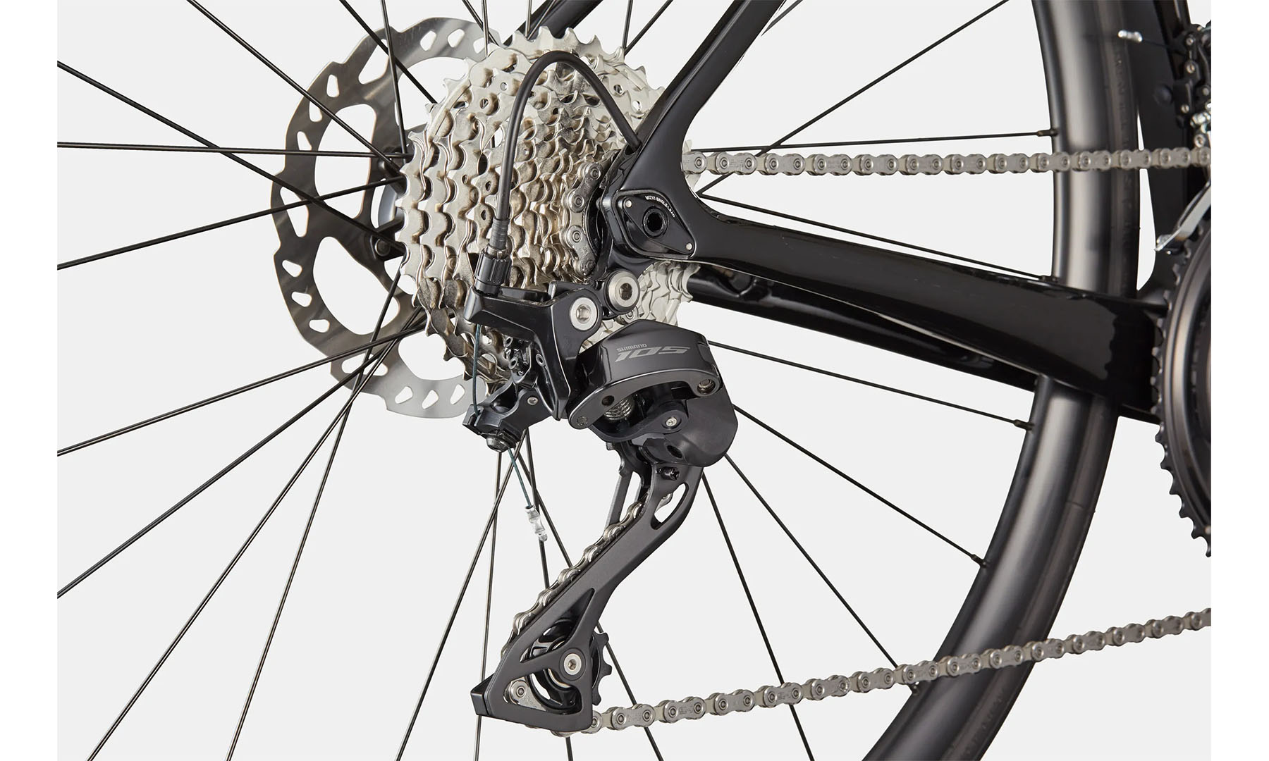 Фотография Велосипед Cannondale SuperSix EVO Carbon 4 28" размер M рама 54см 2024 BLK 7