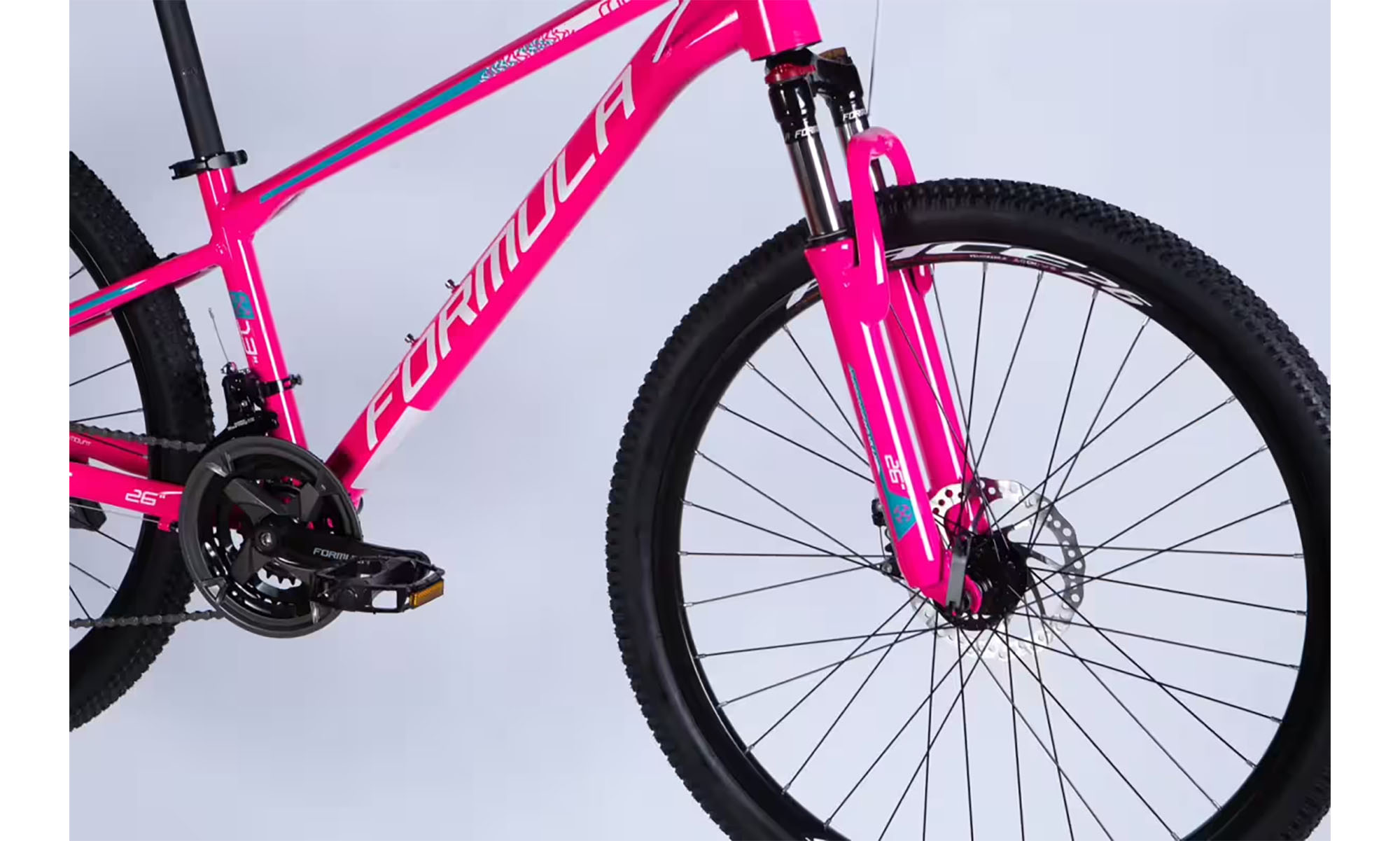 Велосипед Formula MOTION DD FR 26", розмір XS, рама-13", рік 2026, рожевий 4