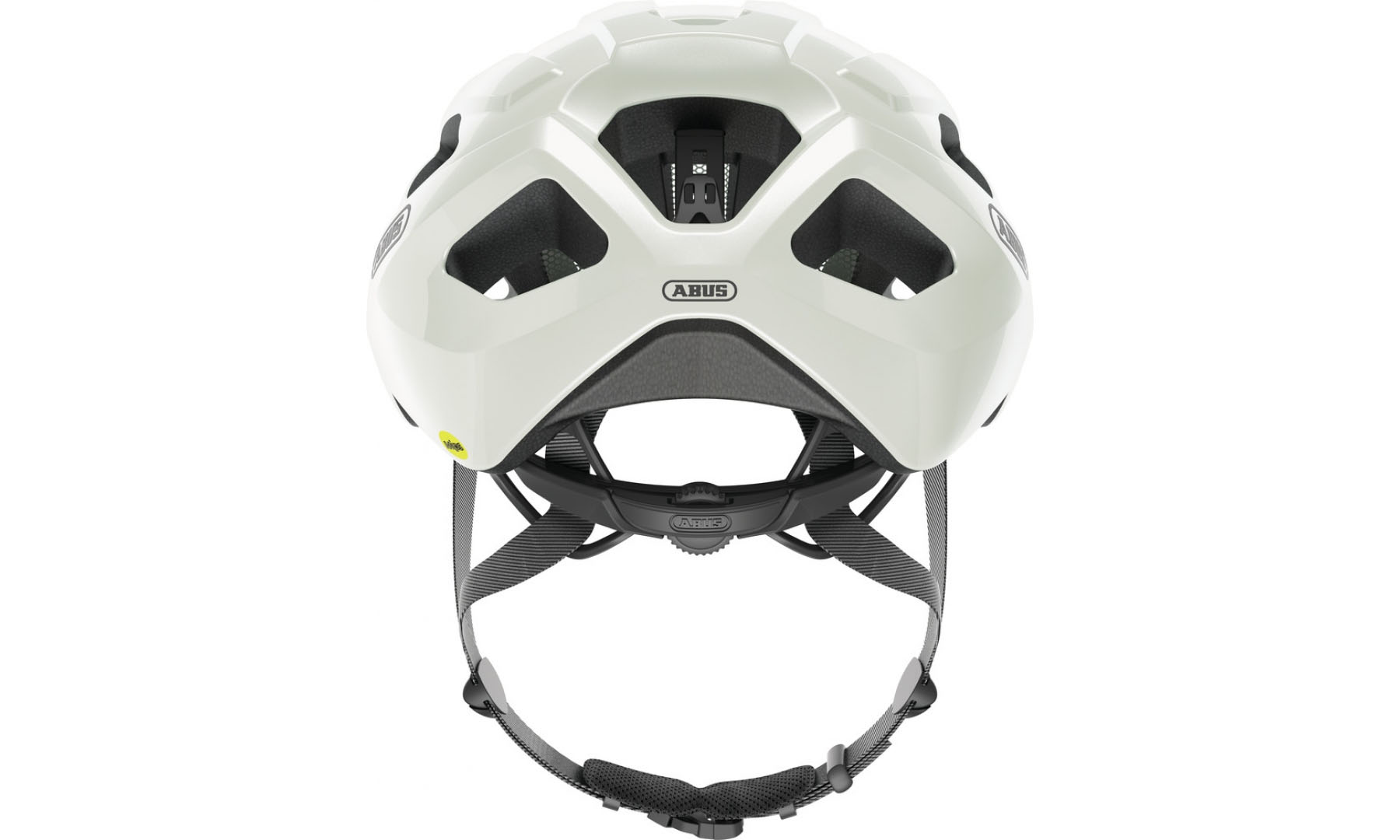 Фотография Велошлем спортивный ABUS MACATOR MIPS pearl white, размер S (51-55 см), жемчужно-белый 2