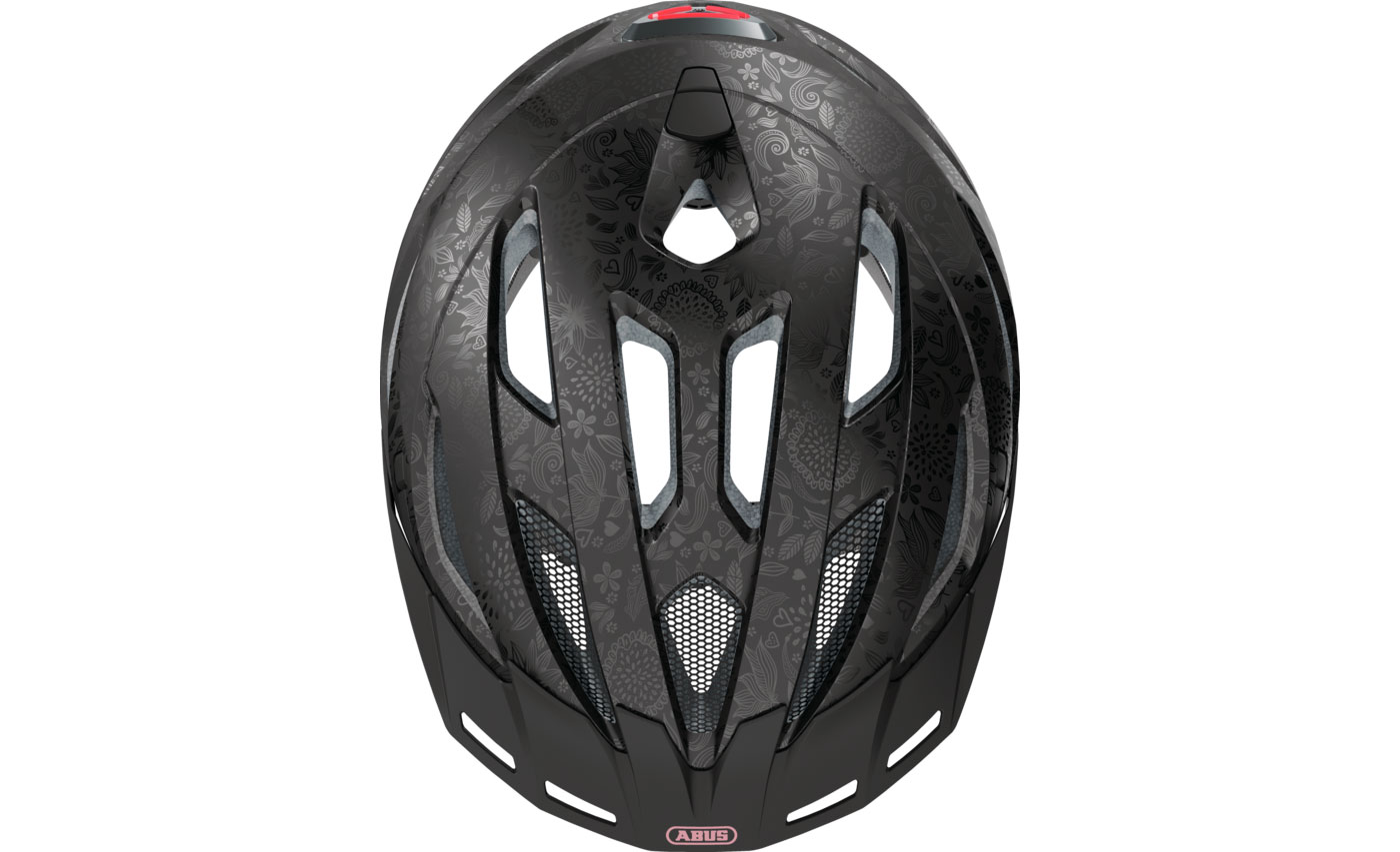 Велошлем ABUS URBAN-I 3.0 розмір М (52-58 см), Чорно-рожевий 3