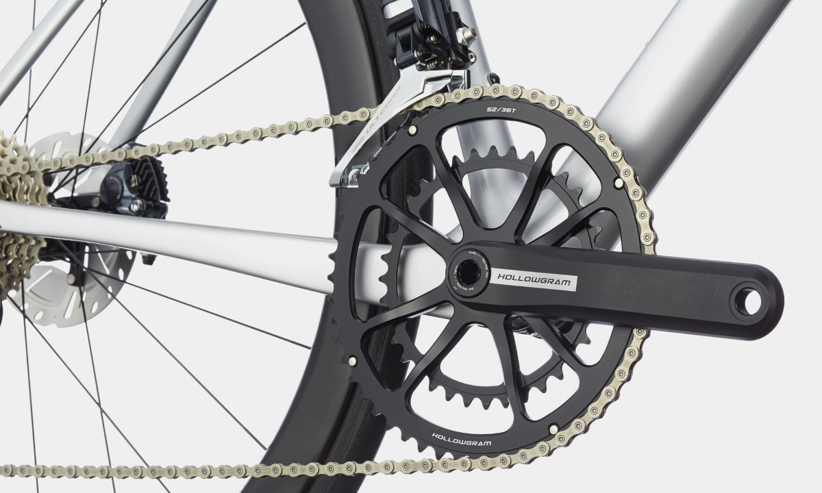 Велосипед Cannondale SUPERSIX EVO Carbon Disc Ultegra Di2 28" (2021) 2021 Сіро-чорний 3