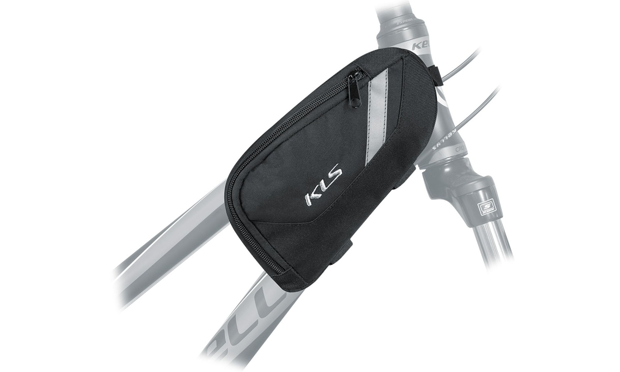 Сумка з кріпленням на раму і винос KLS Rail (1,7 л), чорний 