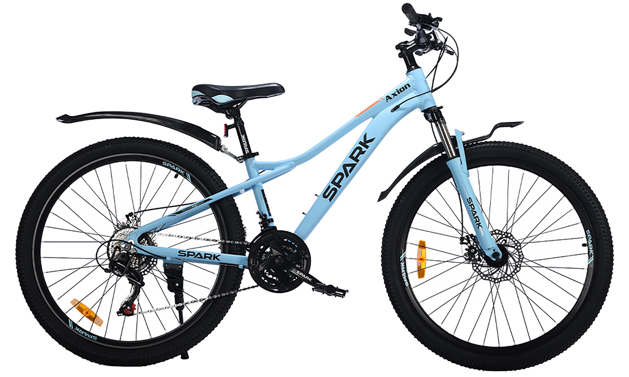 Велосипед SPARK AXION 26", размер XS, рама 13", год 2025, голубой 