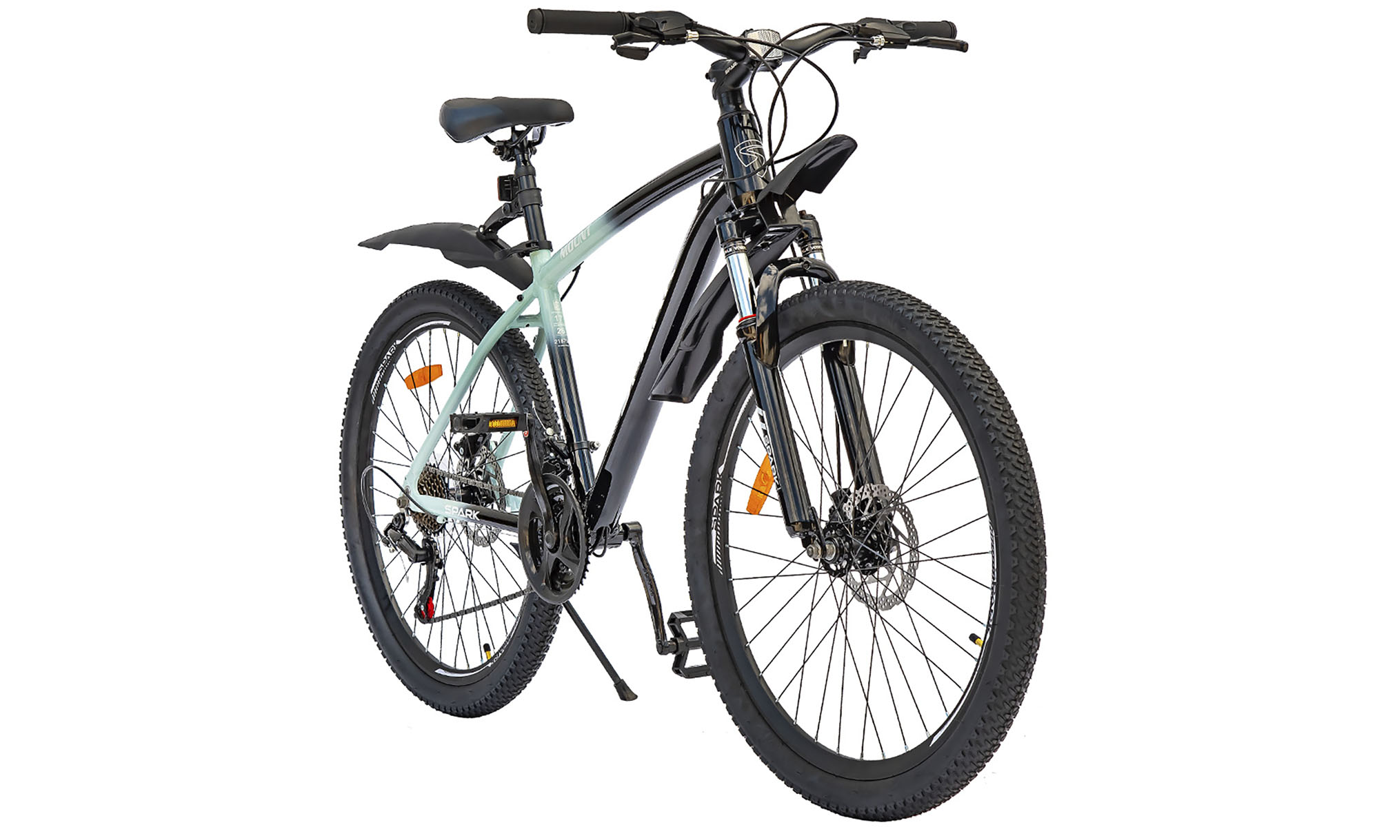 Велосипед SPARK MOUNT 26", размер M, рама 17", год 2025, черно-голубой 5