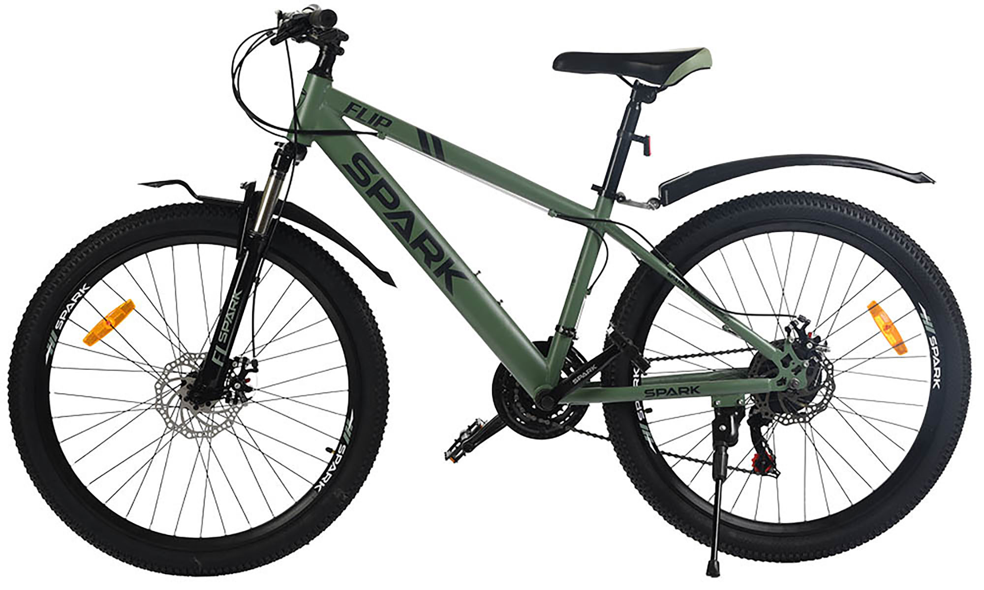 Велосипед SPARK FLIP 26", розмір S, рама 15", рік 2026, зелений 2