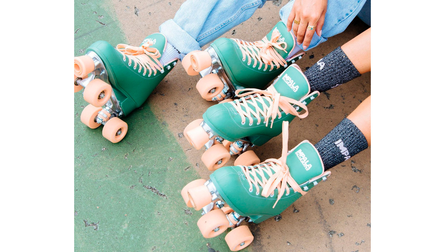 Ролики квади Impala FOREST GREEN размер 42 Зеленый 3