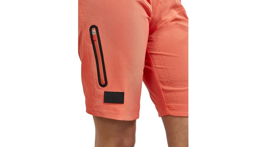 Фотография Велошорты Craft ADV Offroad XT Shorts with Pad женские, размер XL, сезон SS 21, оранжевый 5