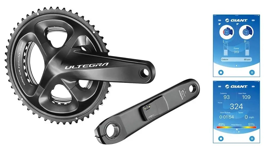 Измеритель мощности Giant Power Pro Ultegra R8000 52х36 175мм 2