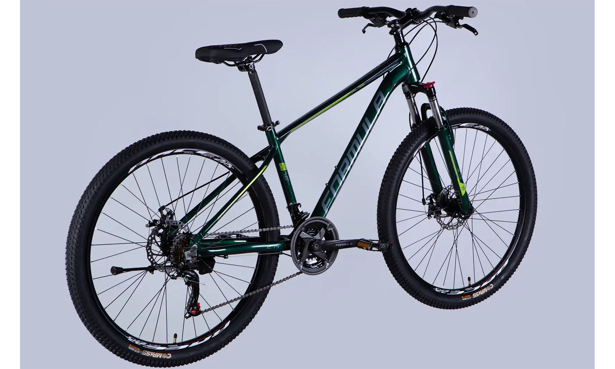 Велосипед Formula MOTION DD FR, 27.5", размер M, рама-18", год 2026, зеленый 2