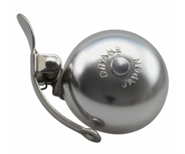 Фотографія Дзвінок CRANE MINI SUZU, Matte Silver, 45мм алюміній, топкеп, Сріблястий