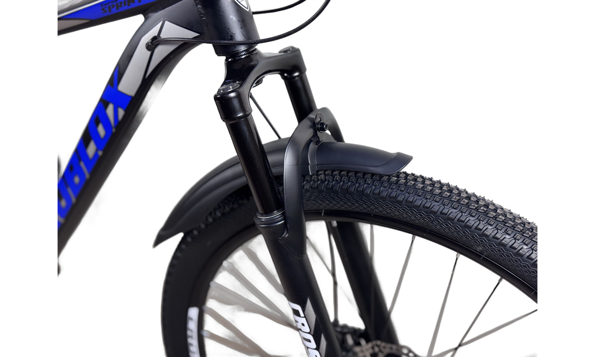 Велосипед CrossBike Roblox 27.5", размер M, рама 17", год 2026, Черный-Синий 4 Велосипед CrossBike Roblox 27.5", размер M, рама 17", год 2026, Черный-Синий 4