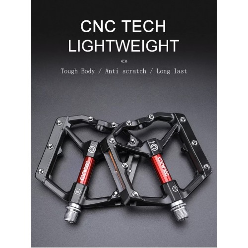 Педали CXWXC Ultralight промы, Черно-оранжевый 7