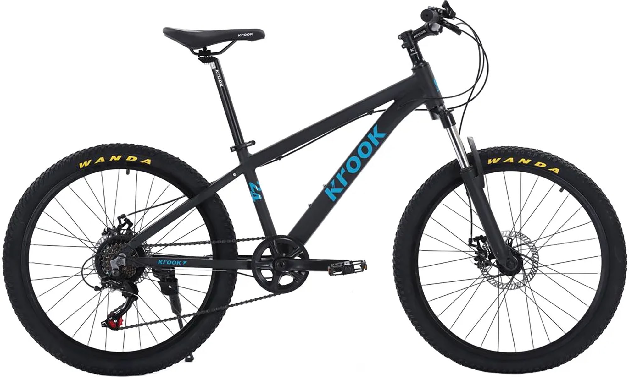 Велосипед Krook, 24", год 2025, черный 