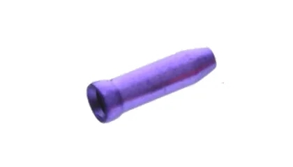 Фотографія Наконечник A1 для гальмівного троса та перемикання, анодований Alu, фіолетовий, 1 шт.