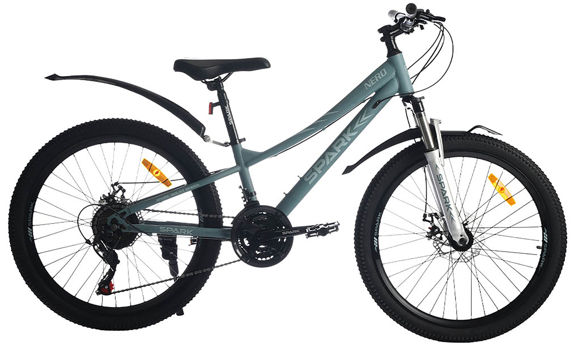 Велосипед SPARK NERO 24", размер XXS, рама 11", год 2026, темно-бирюзовый 