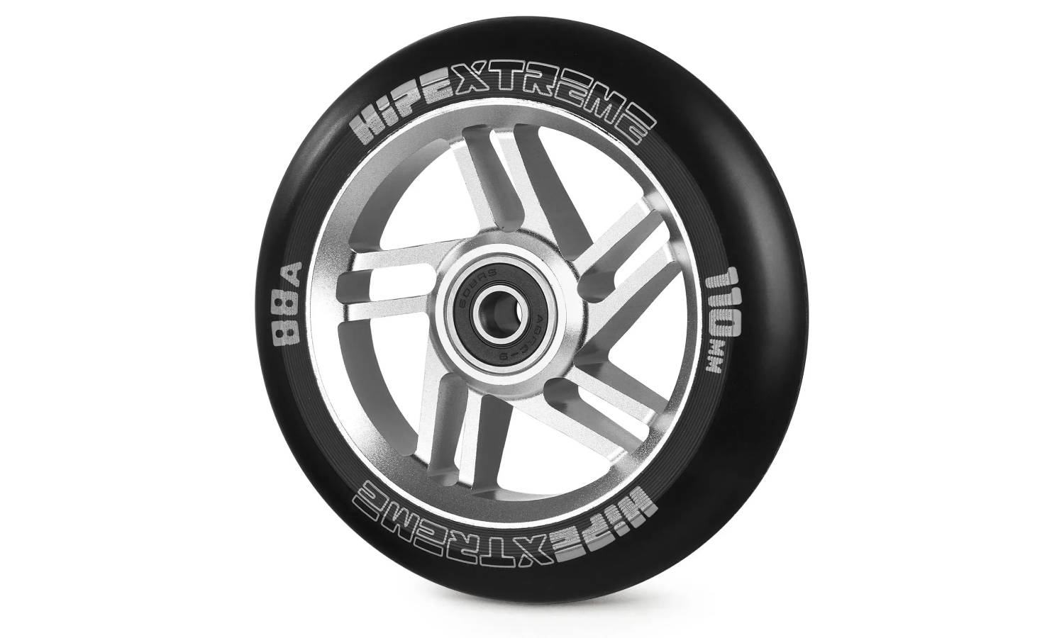 Колесо для трюкового самоката Hipe H5 110мм, Silver/Black PU 
