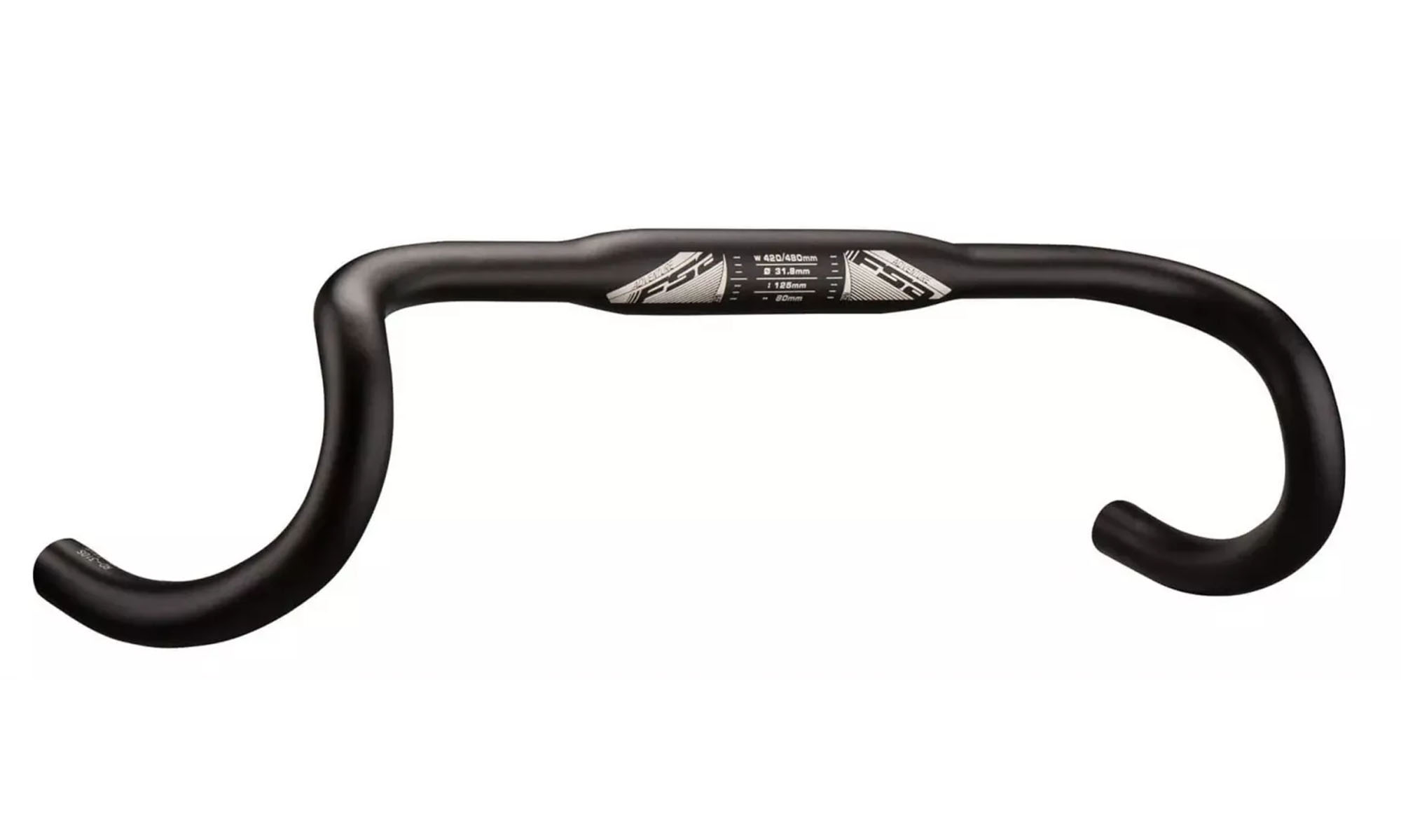 Руль FSA ADVENTURE AGX COMPACT 440мм, Ø31,8мм, 125мм drop, 80мм reach, черный Руль FSA ADVENTURE AGX COMPACT 440мм, Ø31,8мм, 125мм drop, 80мм reach, черный
