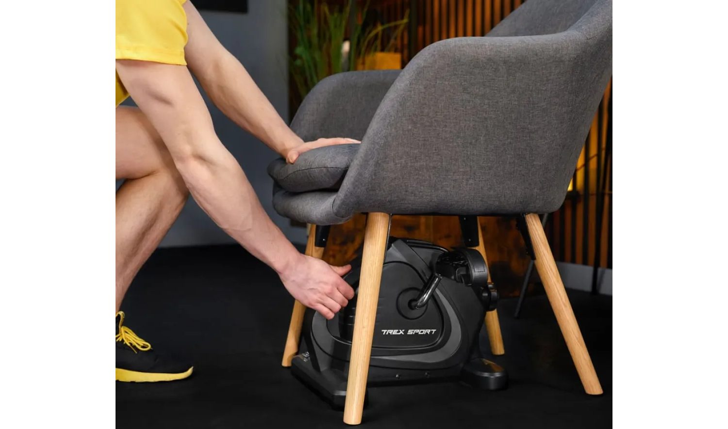 Мини велотренажер 2в1 Trex Sport TX-120BB BOIL для реабилитации черный 5