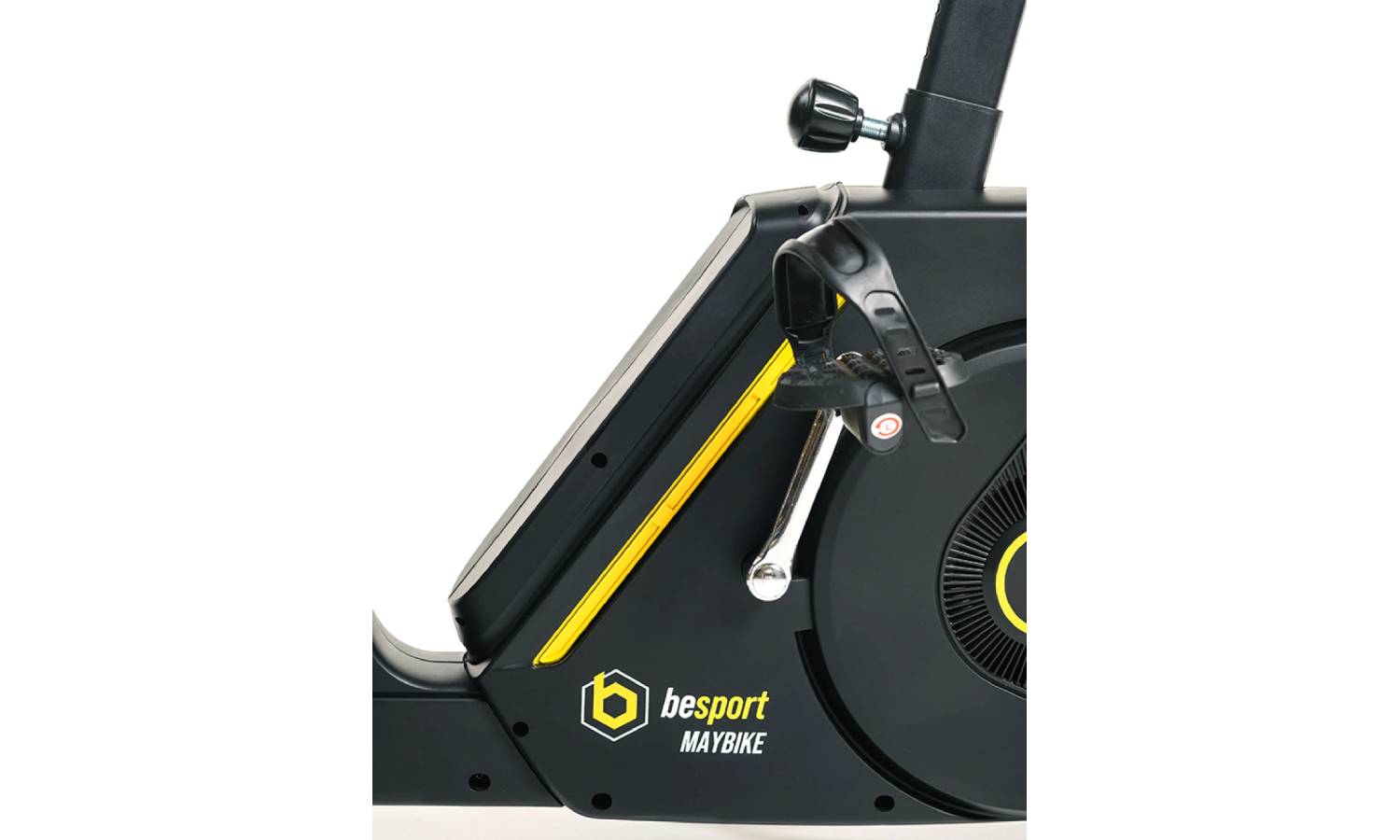 Велотренажер Besport BS-6047 MYBIKE электромагнитный черно-желтый 6