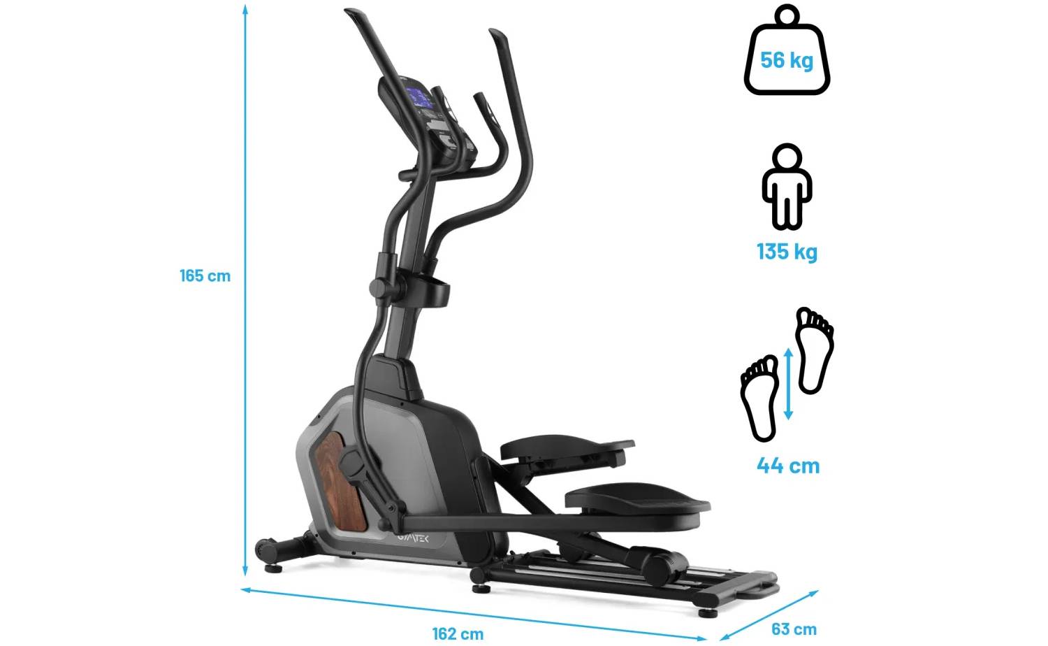 Орбітрек Gymtek XCF6100 електромагнітний 2