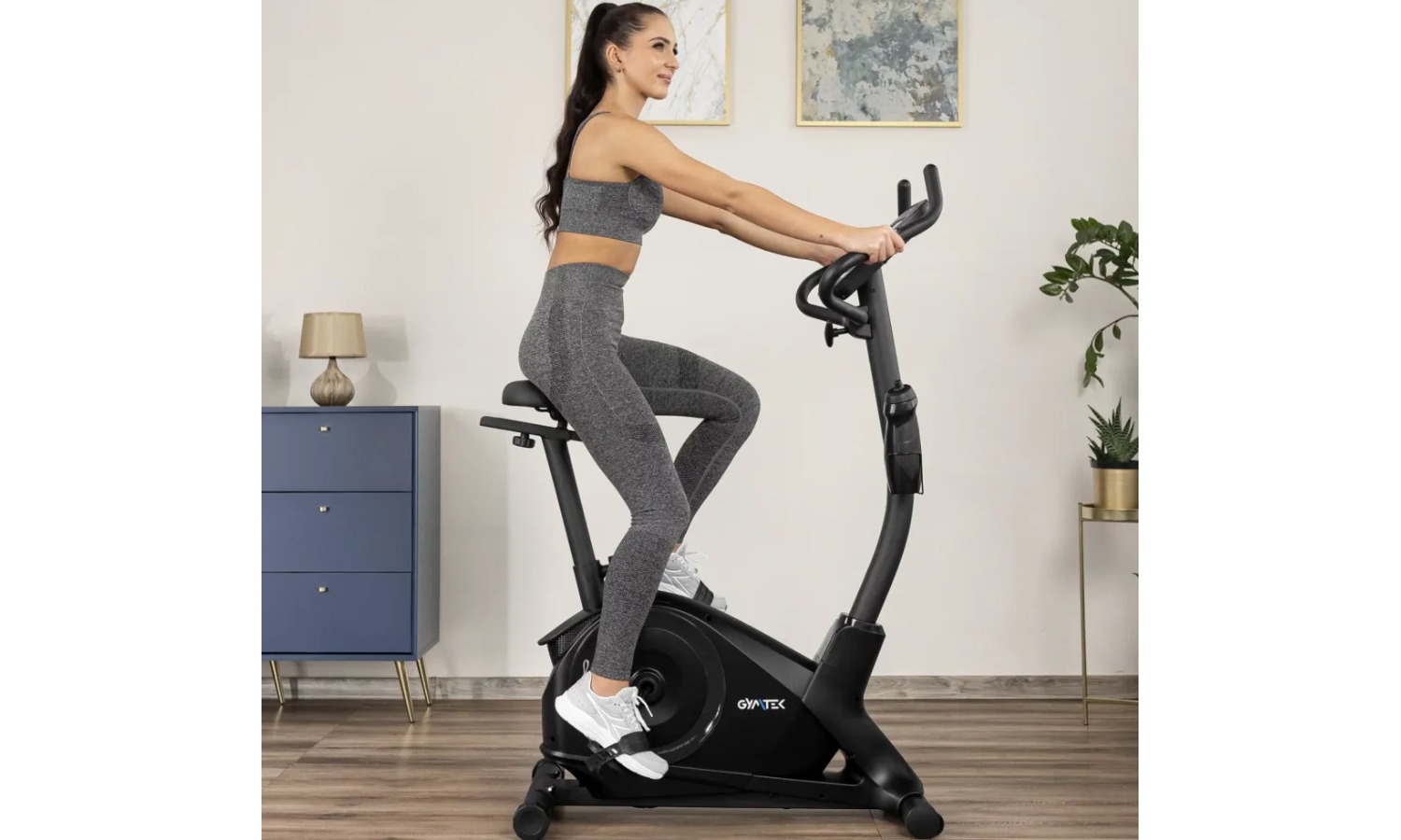 Велотренажер Gymtek XB3000 електромагнітний чорний 8