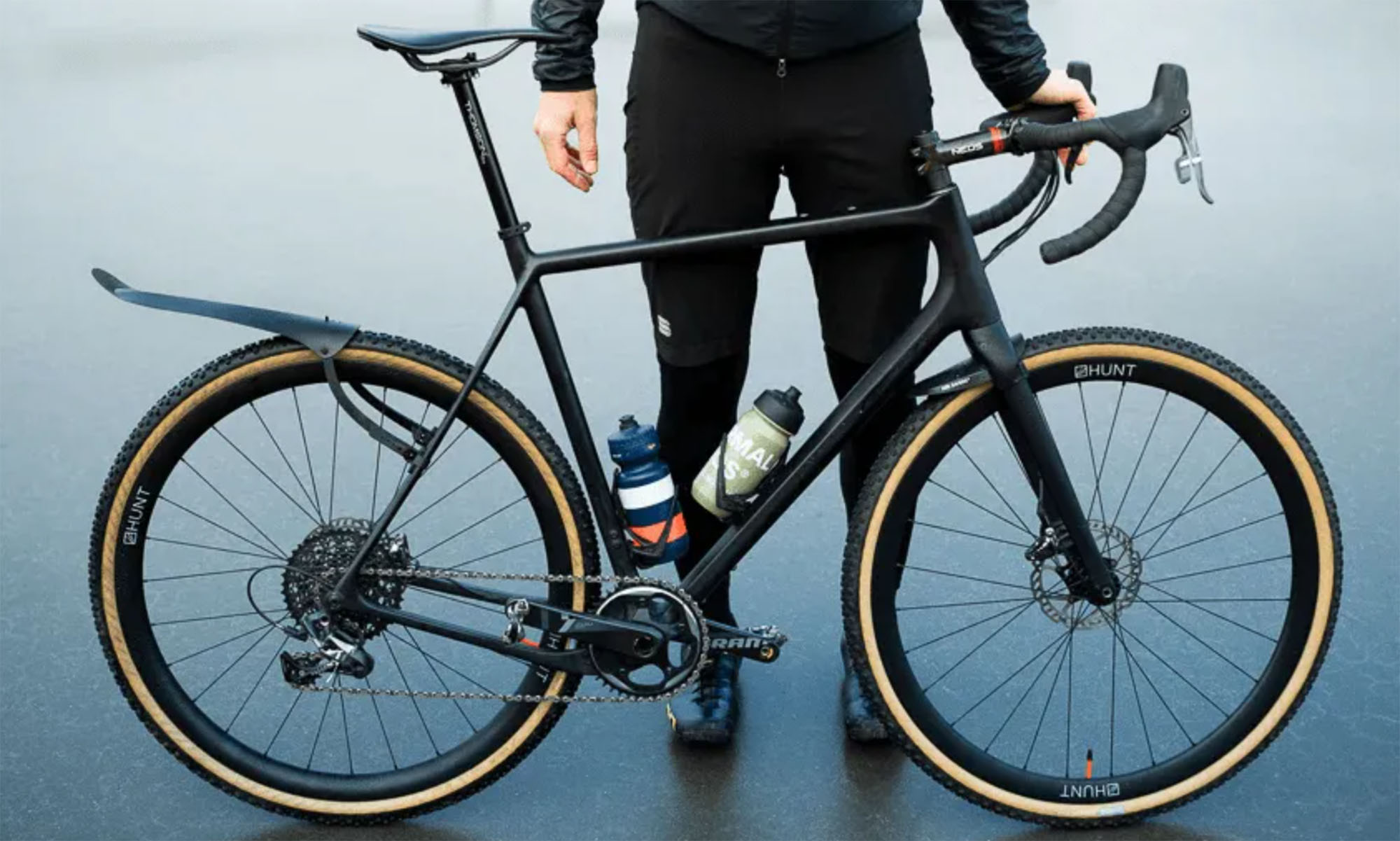 Крило заднє ASS SAVERS, Win Wing Gravel 2, темно-сіре 4