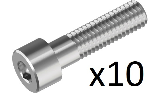 Болты крепления подножки М6х20 (10 шт) 