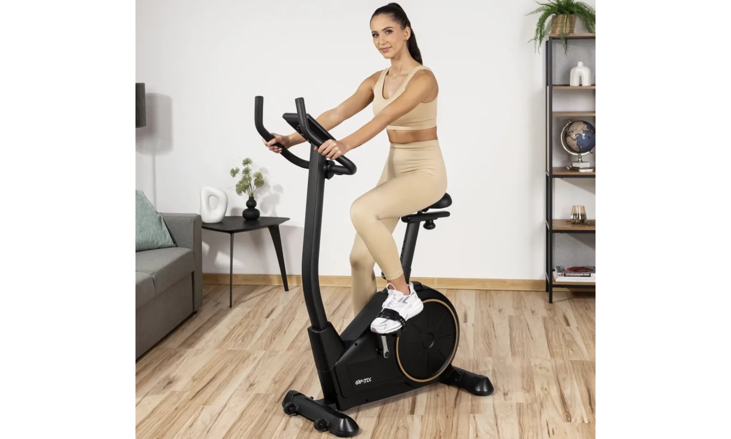 Велотренажер Gymtek XB2500 электромагнитный золотистый 10