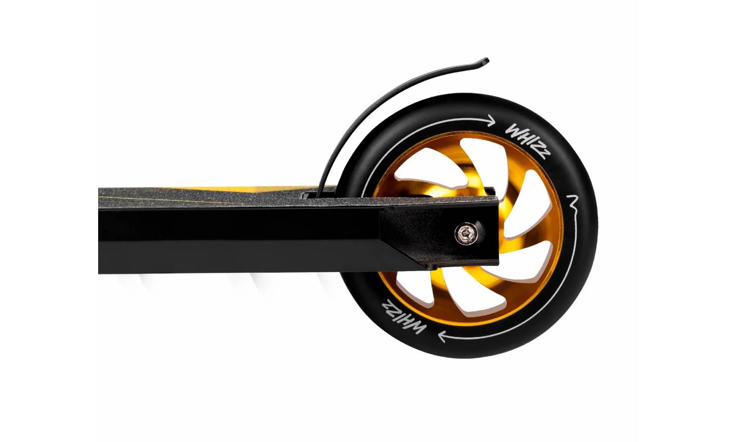 Детский самокат Lionelo WHIZZ BLACK CARBON YELLOW 4