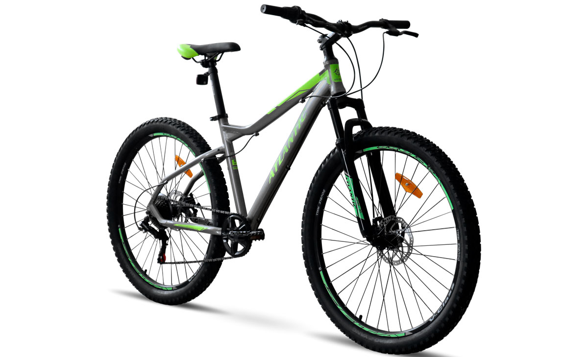 Велосипед Atlantic Rubicon NX 27,5" размер L рама 19 2023 Серо-зеленый 3