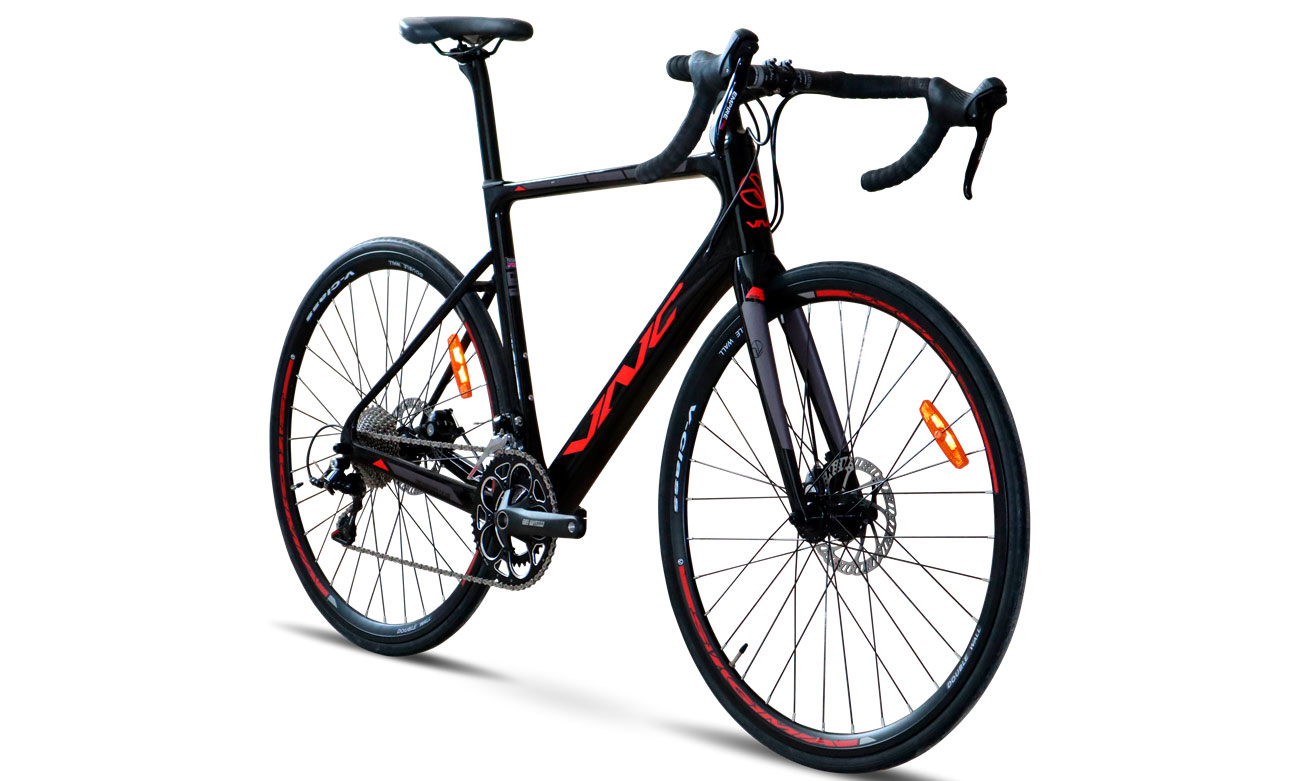 Фотографія Велосипед VNC TimeRacer Team 28" розмір М рама 51 см 2022 Чорно-червоний 2