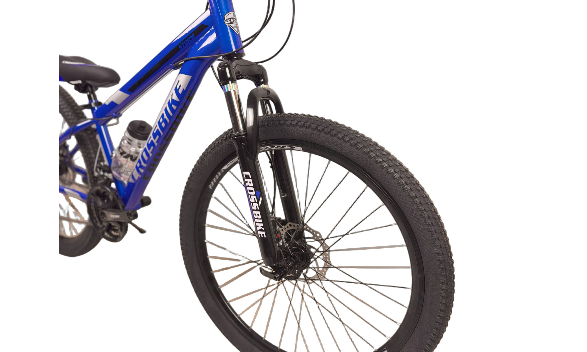 Велосипед CrossBike Storm 26", розмір XS, рама 13", рік 2022, Синій 4 Велосипед CrossBike Storm 26", розмір XS, рама 13", рік 2022, Синій 4