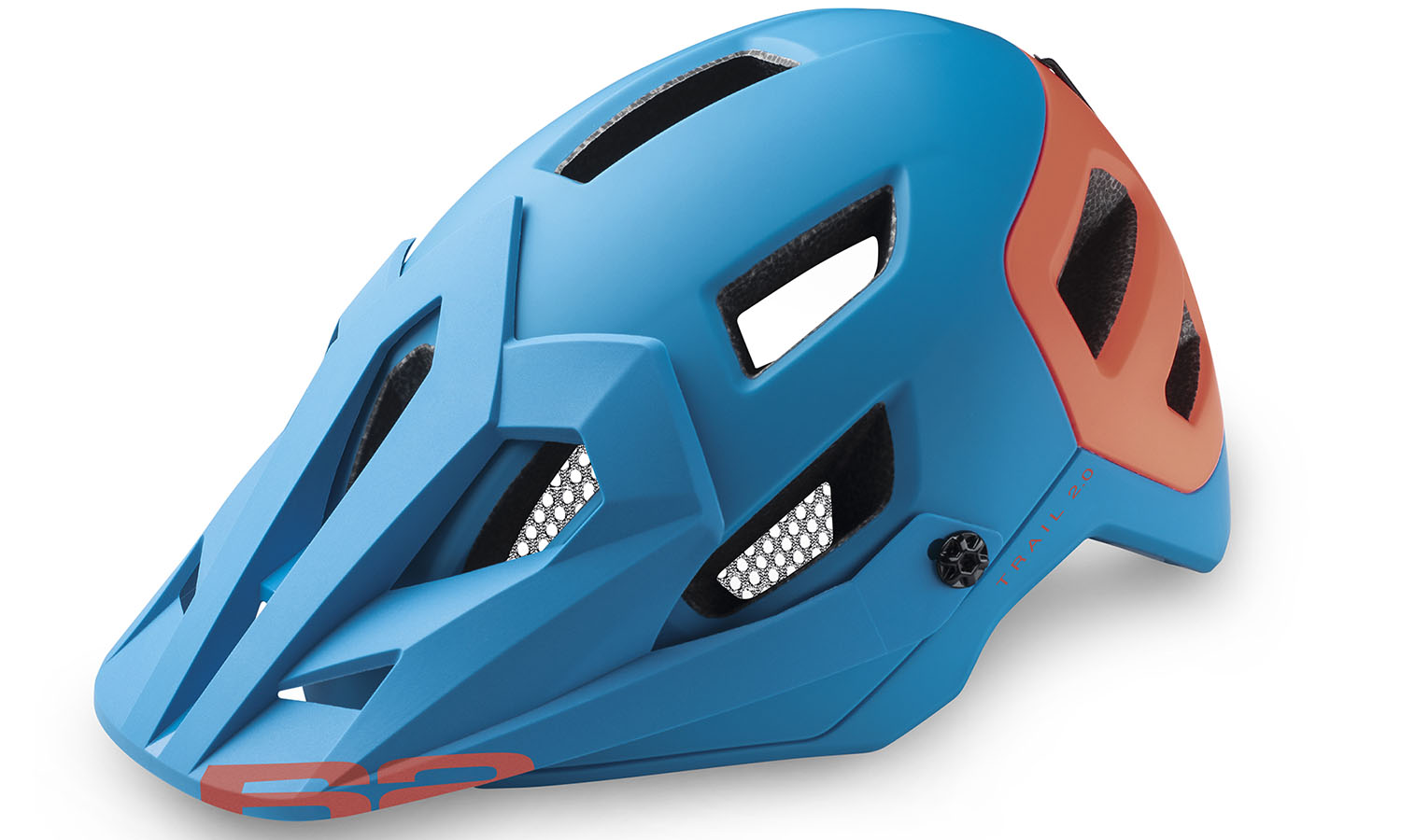 Фотография Шлем R2 Trail 2.0 цвет синий, оранжевый матовый размер L (58-61 см)