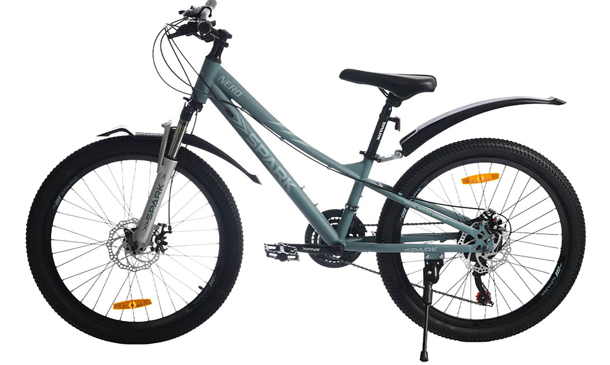 Велосипед SPARK NERO 24", размер XXS, рама 11", год 2026, темно-бирюзовый 4 Велосипед SPARK NERO 24", размер XXS, рама 11", год 2026, темно-бирюзовый 4