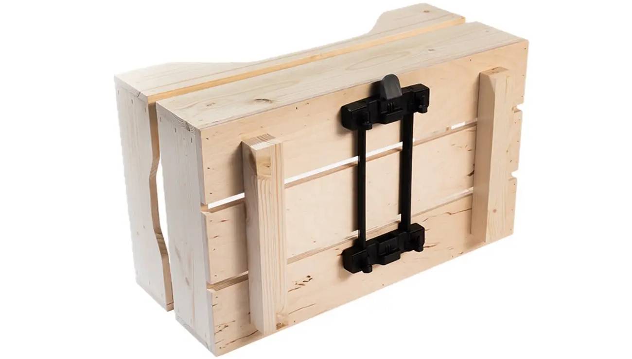 Дерев'яний бокс Racktime Woodpecker на багажник велосипеда. 3