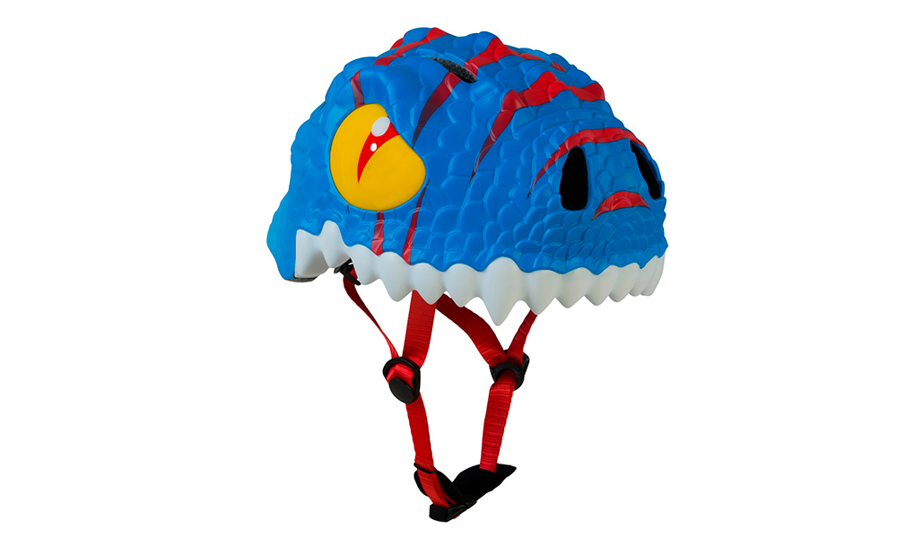 Шлем Crazy Safety Дракон Размер S (49-55 см)  голубой