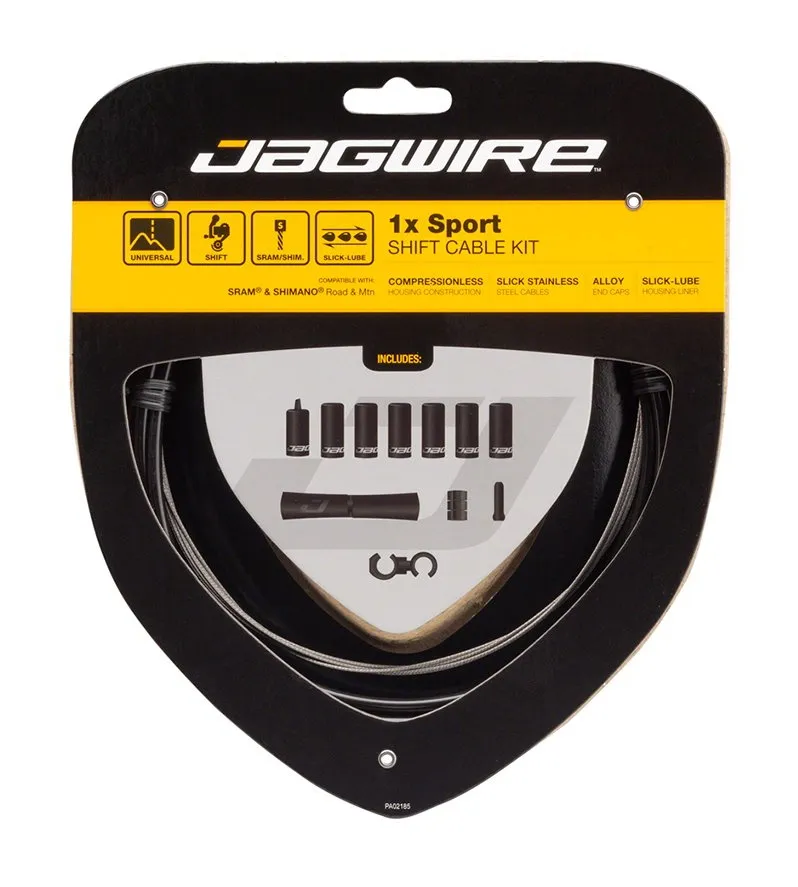 Фотография Комплект JAGWIRE 1X Sport Shift Kit UCK350 для переключателей, на одну сторону, Черный