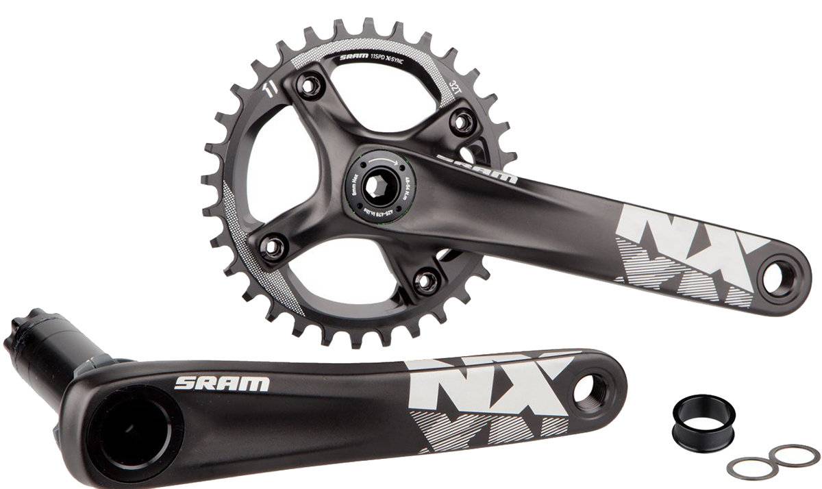 Шатуни Sram NX AM NX FC BB30 165 BLK 32T XSYNC AL NO BB 4