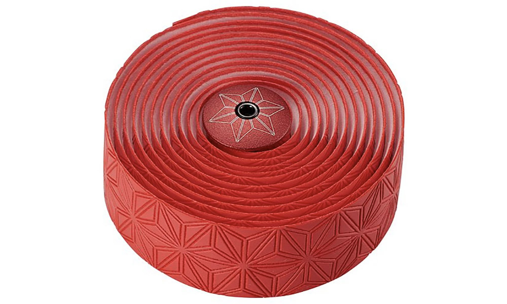 Фотография Обмотка на руль Specialized SUPER STICKY KUSH TAPE CLASSIC RED/ANO RED PLUGS (25522-3020)