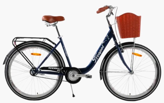 Фотография Велосипед Titan Neapol 26" размер М рама 18 2022 Синий