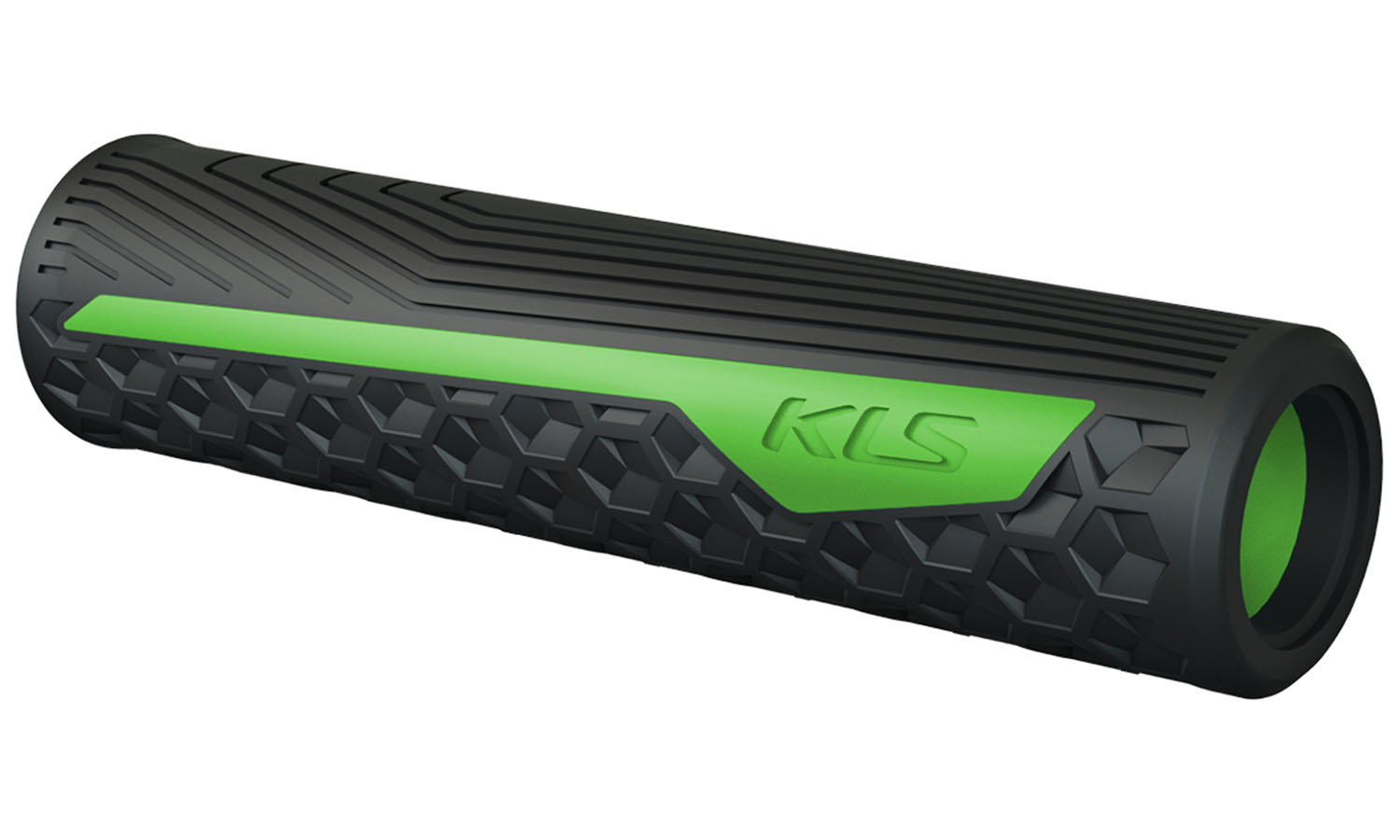 Фотография Ручки на руль KLS Advancer черный-зеленый