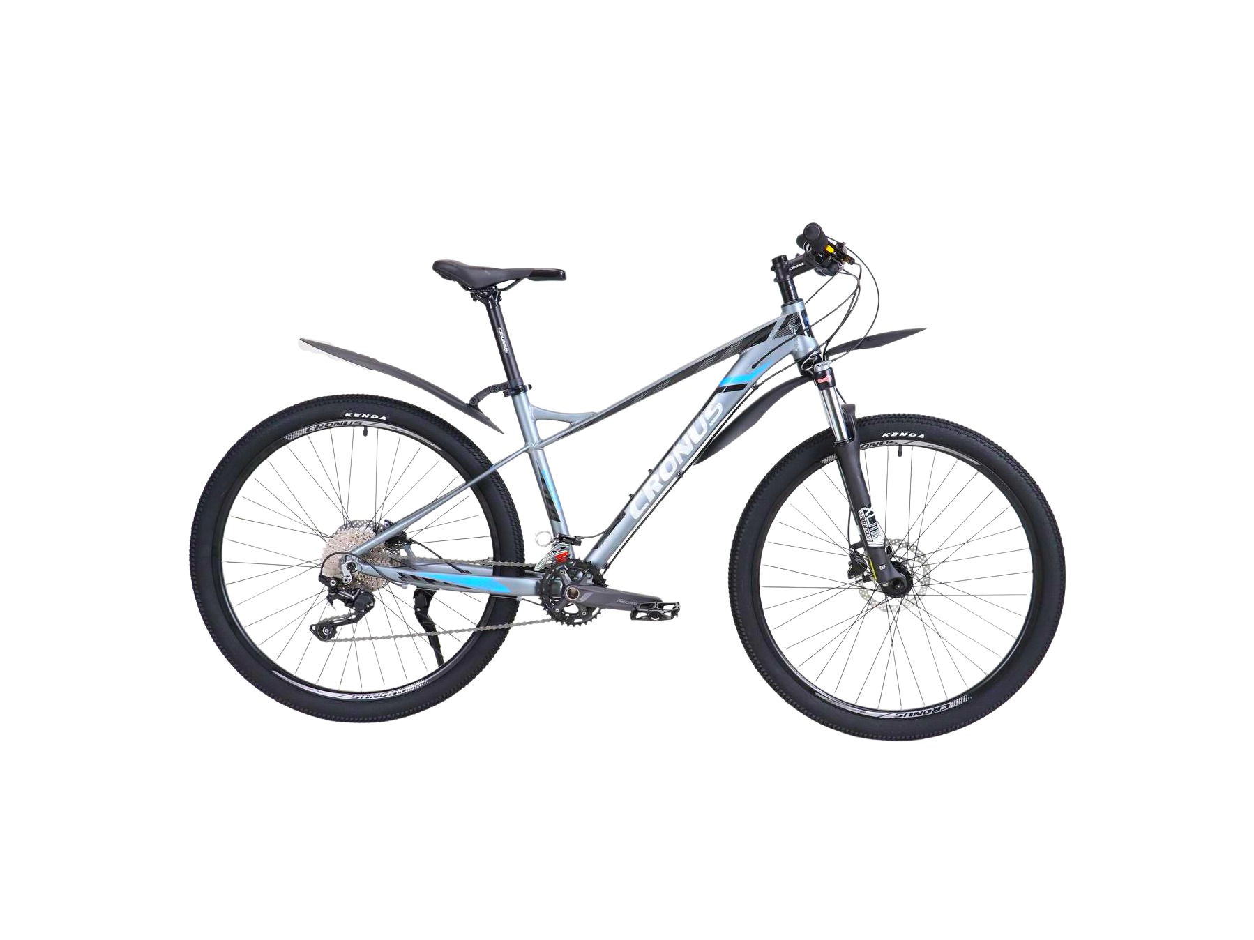 Велосипед Cronus DYNAMIC 520 27.5" рама L 19.5" (2023) серо-голубой