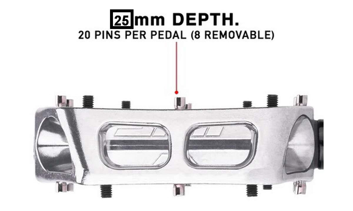 Педали DMR V8 Classic DU Silver 2 Педали DMR V8 Classic DU Silver 2